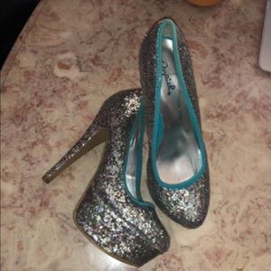 Sparkly heels